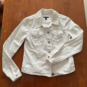 Tommy Hilfiger Women’s  White Denim Jacket, size S